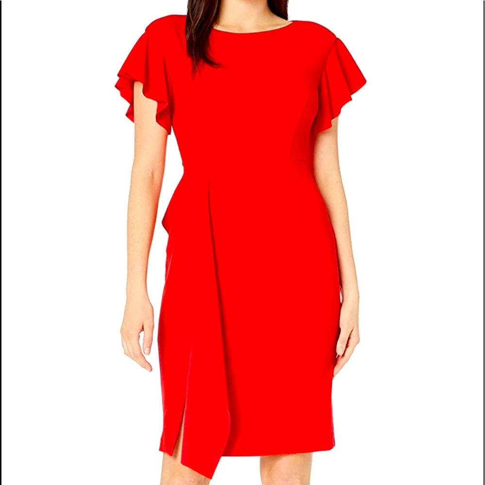 NWT Vince Camuto Crepe Sheath Dress Sz 2